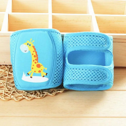 Baby Crawling Knee Pads with Animal Design & Anti-Slip Safety