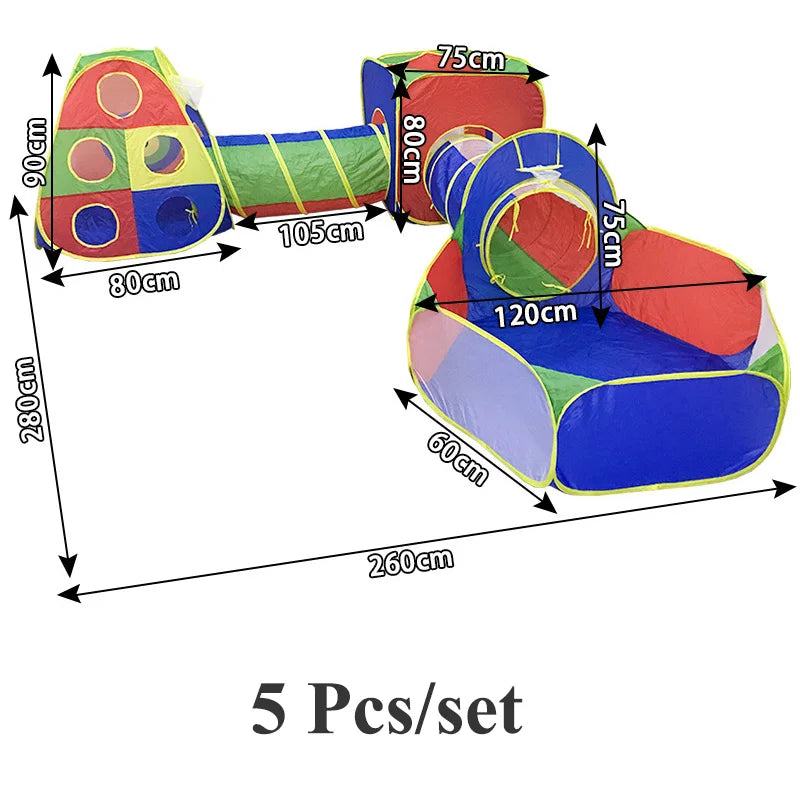 Kids Play Tent with Pop-Up Design for Indoor & Outdoor Fun