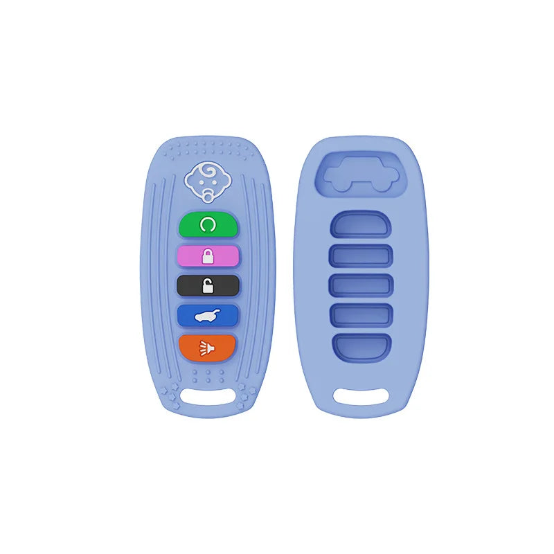 Silicone Baby Teether – TV Remote Toy for Gum Relief