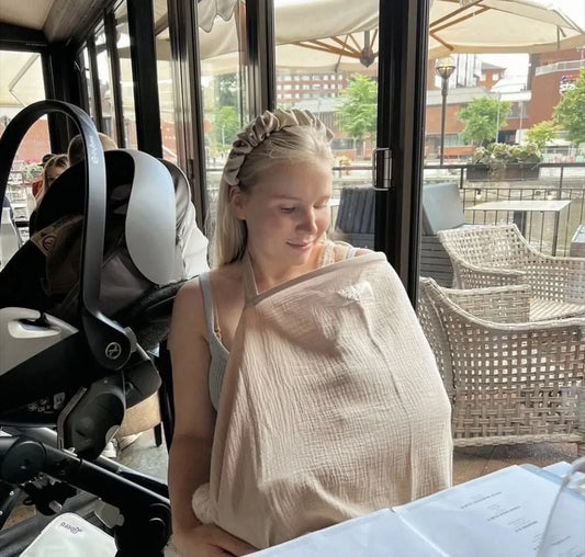 Breastfeeding Cover Cotton Nursing Apron Adjustable Privacy