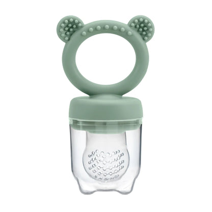 Baby Fruit Feeder With Cover – Safe Silicone Feeding Aid