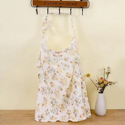 Breastfeeding Cover Cotton Nursing Apron Adjustable Privacy