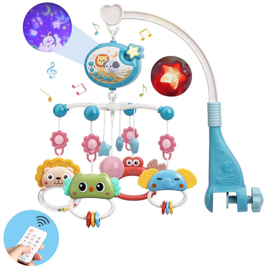 Musical Baby Crib Mobile – Lights, Music & Star Projection
