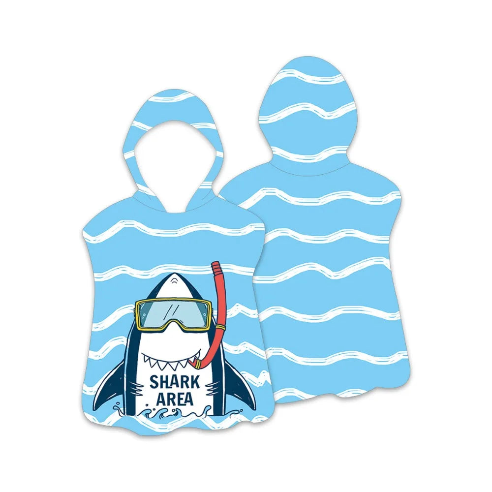 Children’s Hooded Beach Towel – Quick-Dry Microfiber Comfort