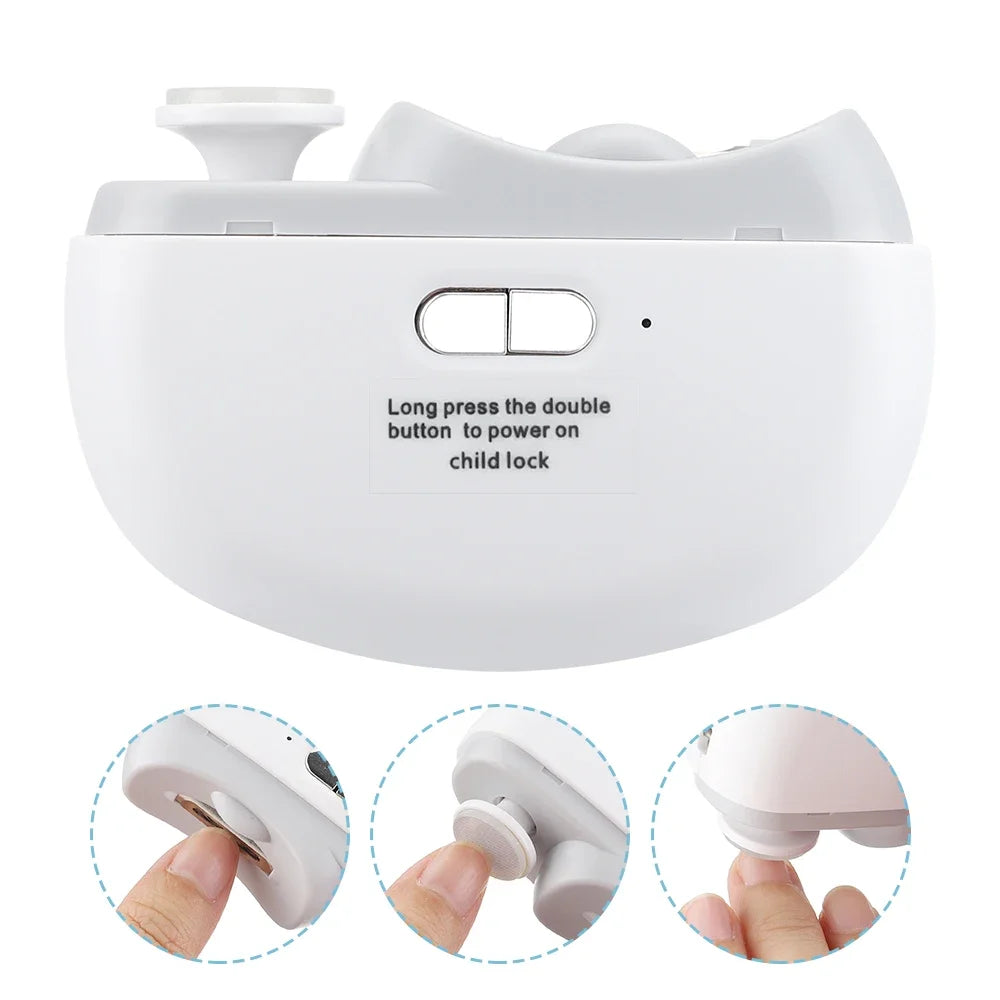 Electric Nail Clipper with Light – Safe, Smooth & Rechargeable