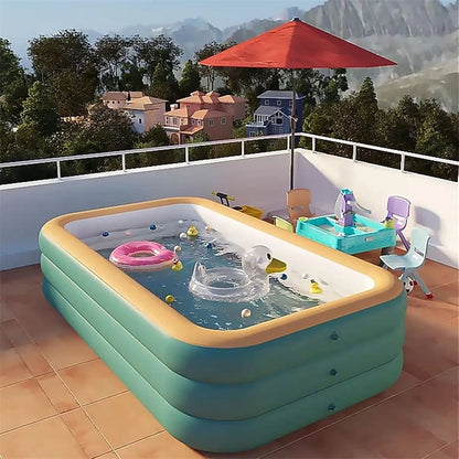 Inflatable Swimming Pool – Large Family Fun for Backyard