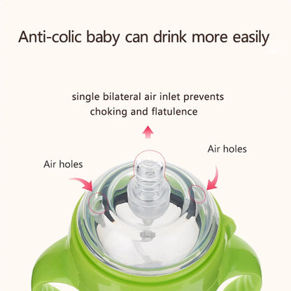 Baby Nano-Silicone Bottle – Breastmilk-Like Soft Feeding