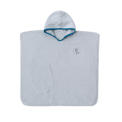Muslin Baby Hooded Poncho Towel – Soft & Quick-Dry