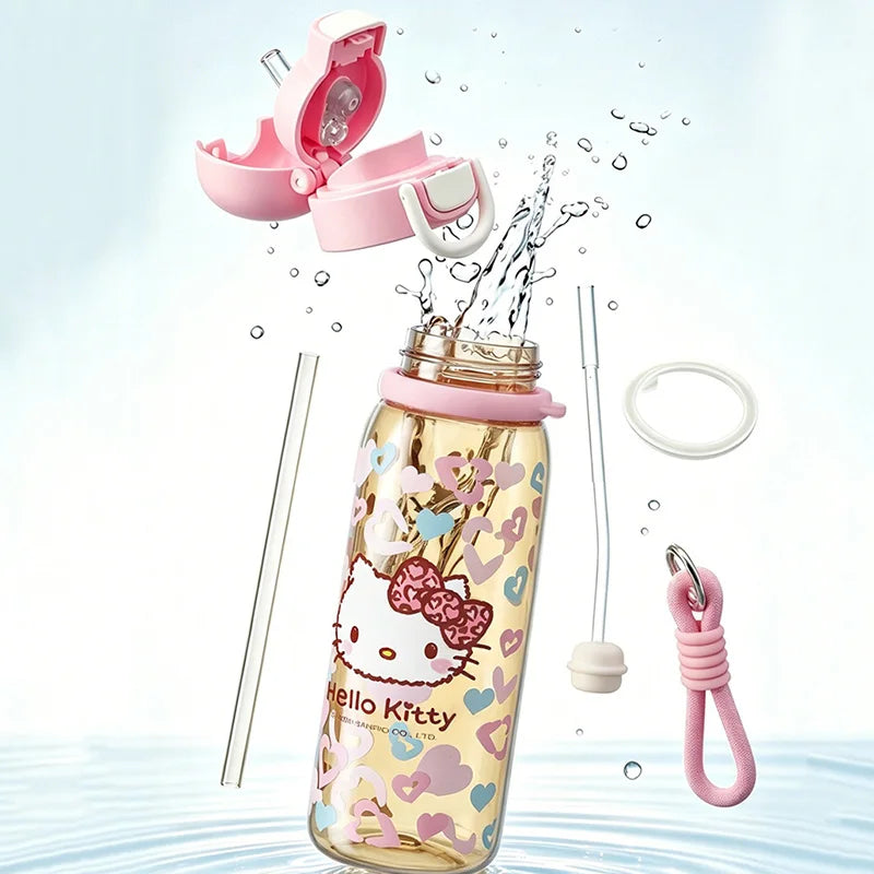Hello Kitty PPSU Water Bottle 660ML Leakproof Kids Cup