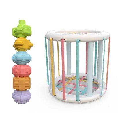 Montessori Baby Toys – Colorful Sensory Learning Blocks