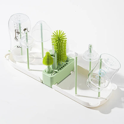 Travel Baby Bottle Brush Set – Safe & Easy Cleaning Kit