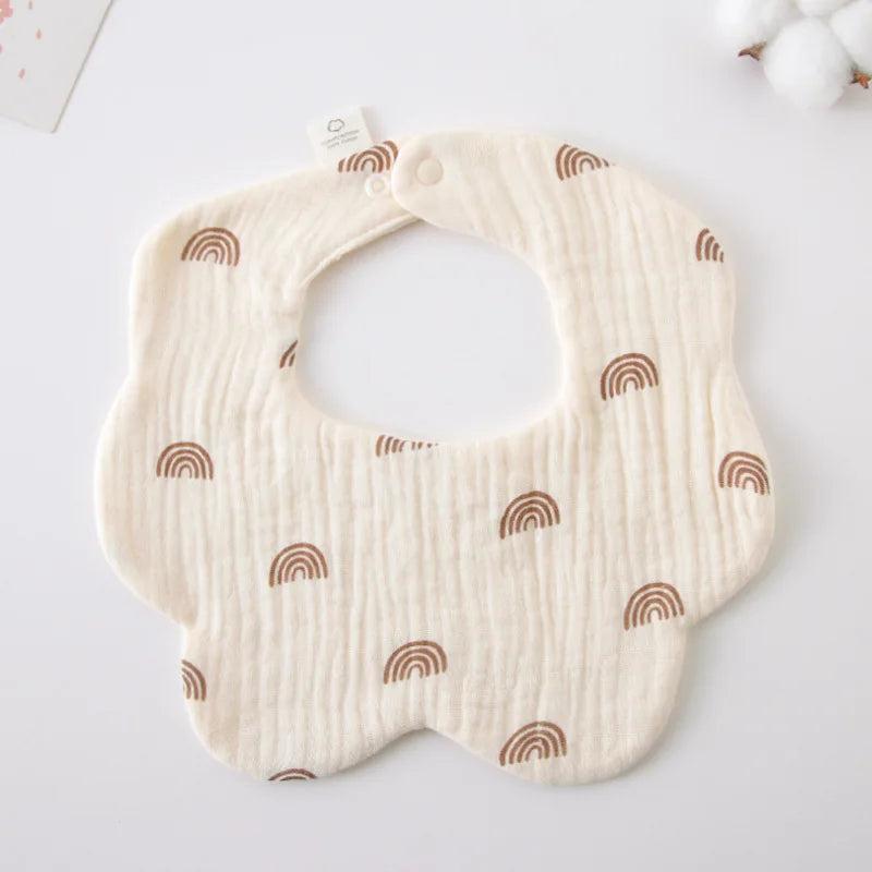 Newborn Baby Bib – Soft Drool Bandana for Mess-Free Feeding