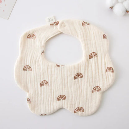 Newborn Baby Bib – Soft Drool Bandana for Mess-Free Feeding