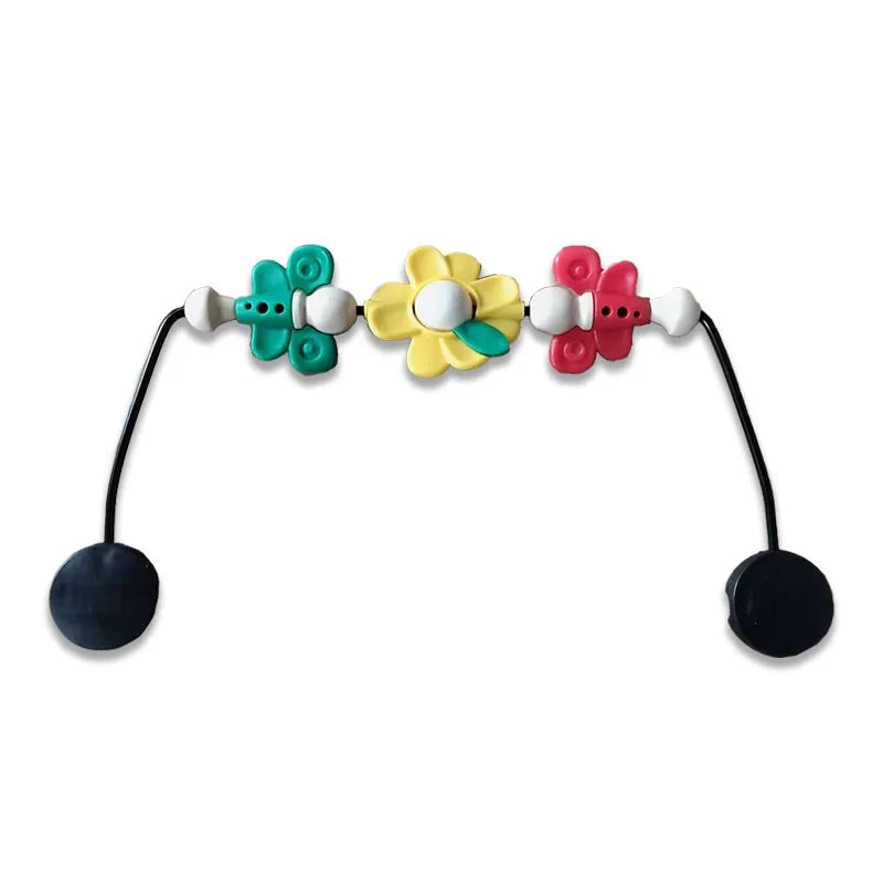 Baby Stroller Toy Arch with Hanging Sensory Toys