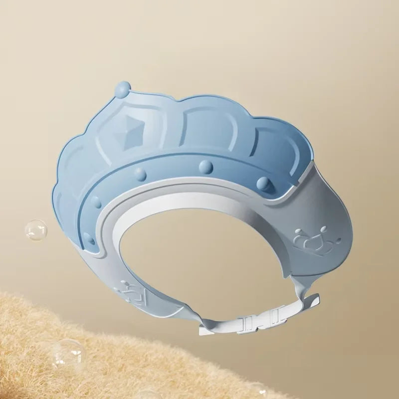 Baby Shower Cap with Adjustable Fit & Soft Ear Protection
