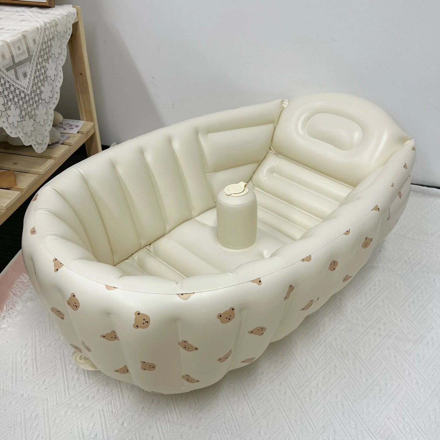 Foldable Inflatable Baby Bathtub – Portable & Fun Design
