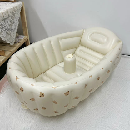 Foldable Inflatable Baby Bathtub – Portable & Fun Design