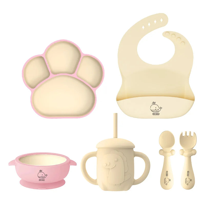 Children's Silicone Tableware Set – Safe & Easy Feeding