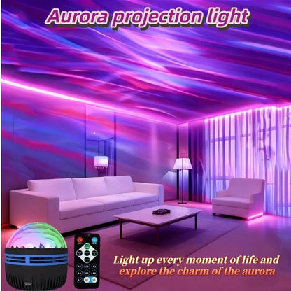 LED Galaxy Projector Night Light – Starry Sky Atmosphere Lamp